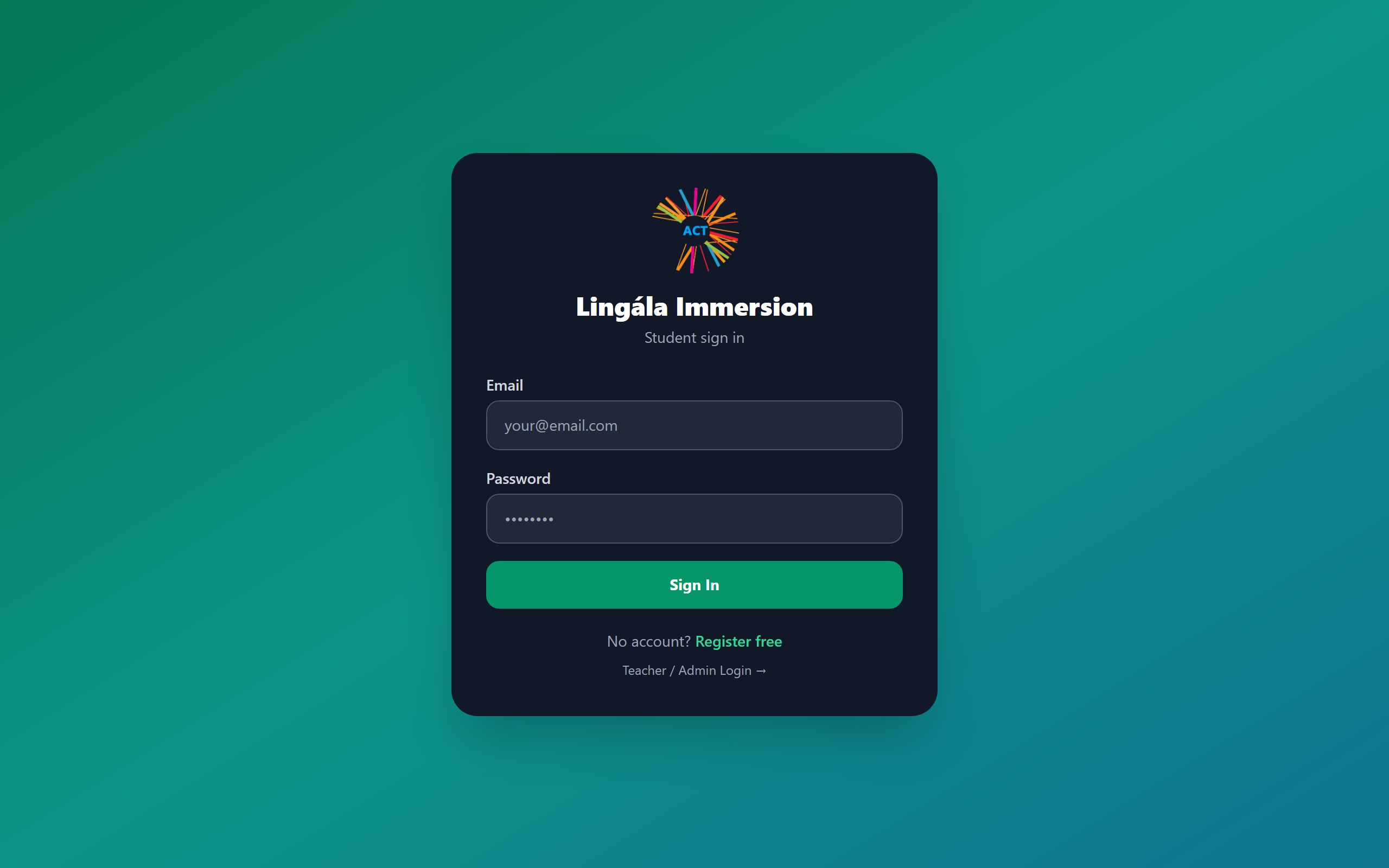 Lingala Immersion